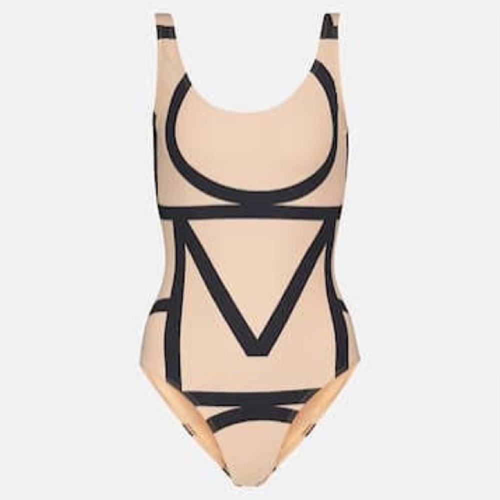 Toteme Monogram One-Piece Swimsuit
